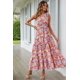 thumbnail image 5 of Vestido Maxi Floral con Nudo y Un Hombro para Mujer PRETTYGARDEN XXL, 5 of 8
