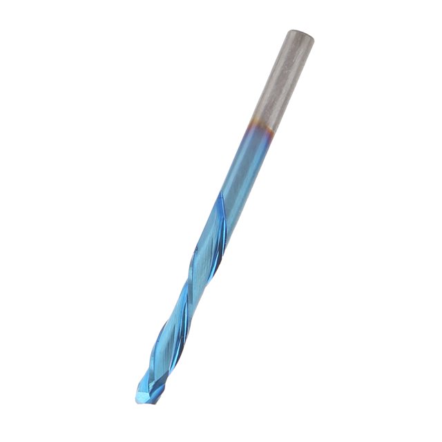 Fresa, Cortador De Acero De Tungsteno De Alta Dureza 5 Piezas Para Hierro Para Cobre Para Acero Con Bajo Contenido De Carbono Para Aluminio ANGGREK Blue Coating End Mill