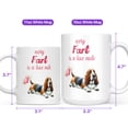 thumbnail image 4 of Every Fart is Love Note Basset Hound Guilty Face Happy Valentine's Mug Bassets Dog Breed Lovers Gifts Idea Coffee Tea Cup - 01016, 4 of 4