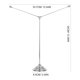thumbnail image 2 of unbranded Portabandera De Sobremesa Con Base Resistente Y Forma En Y Ideal Para Oficina, 2 of 8