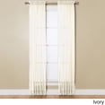 thumbnail image 5 of Miller Curtains  Angelica 108-inch Rod Pocket Sheer Panel Coal, 5 of 5