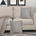 thumbnail image 5 of Grey Gray Cream Dots Pillow Covers 16x16 Set of 2 Boho Polka Dot Throw Pillows Modern Trendy Print Outdoor Decorative Pillowcase Square Cushion Cases Decor for Sofa Couch Bed, 5 of 7