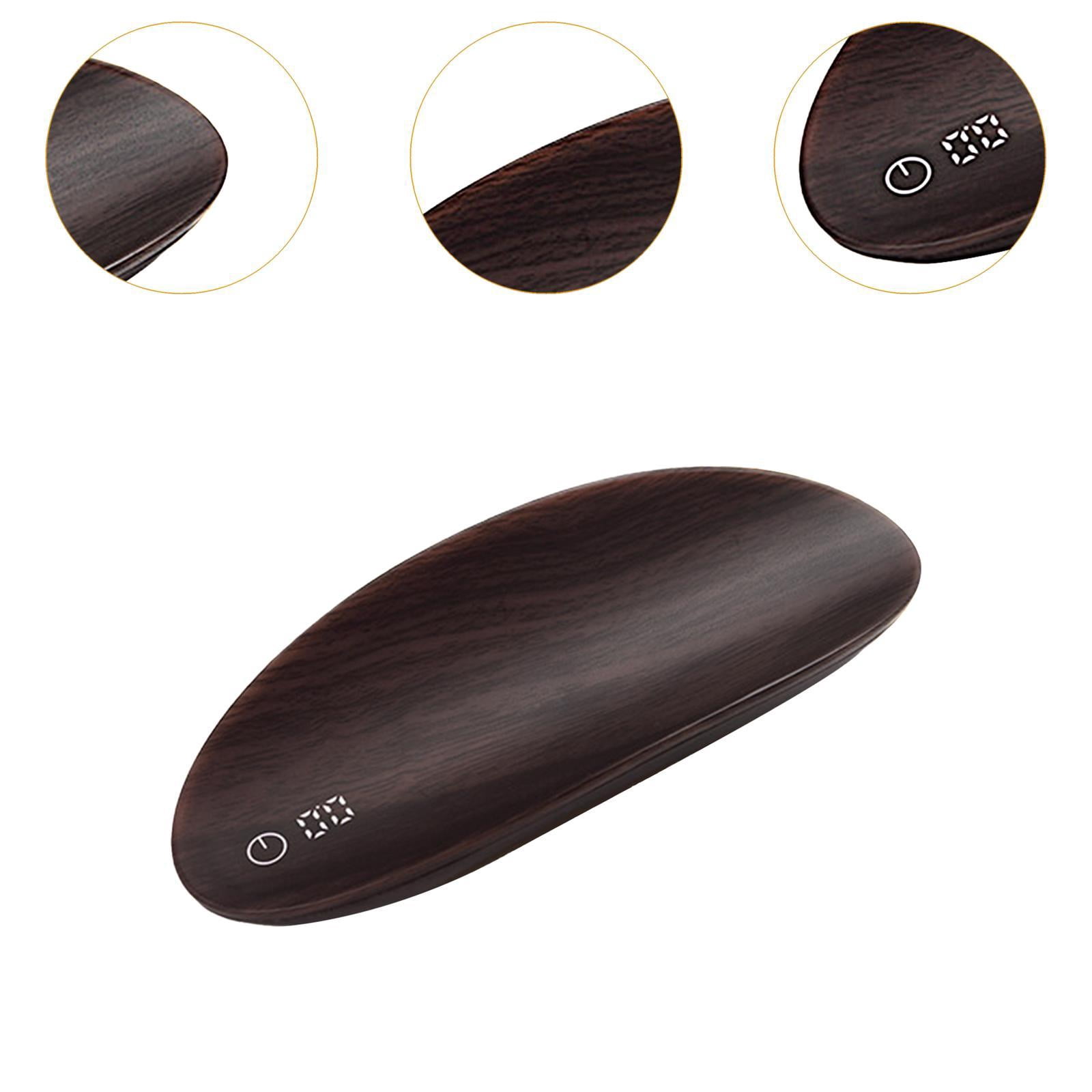 Baoblaze Balance Mini Electronic Pocket Scale for Jewelry Collection Living Room Gift walnut