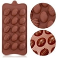 thumbnail image 4 of Juego de 4 moldes de silicona 3D para tartas de Pascua para 15 huevos/chocolates, tartas pequeñas/tartaletas, 22 x 10,5 cm, 4 of 8