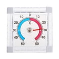 thumbnail image 2 of Hariumiu Window Thermometer Waterproof Adhesive Indoor Outdoor Temperature Gauge High Accuracy Square Plastic Digital Thermometer, 2 of 7