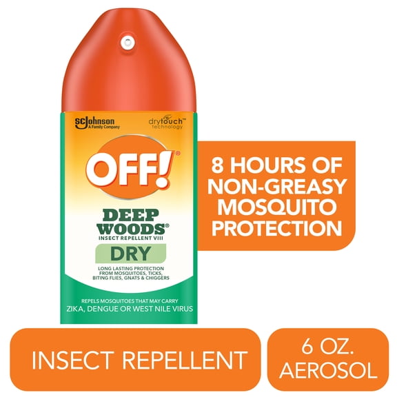 OFF! Deep Woods Dry Insect Repellent VIII, 6 oz