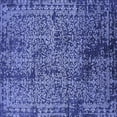thumbnail image 1 of Ahgly Company Indoor Square Oriental Blue Industrial Area Rugs, 6' Square, 1 of 4