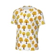 thumbnail image 5 of Rocae Qutumn Tree for Men's Mesh Quick-Dry Short Sleeve Workout T-Shirt,Mens Crew Neck Tee Lightweight Soft Classic T Shirts XX-Large, 5 of 9
