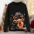thumbnail image 2 of MIASHUI 2025 Pyjamas de Noël Assortis à Carreaux Pantalons pour Famille Ensemble Famille de Maman Chandail en Molleton Noël 26 Lettres Imprimées Col Rond Parent-Enfant Chandail en Molleton Femmes,G, 2 of 4