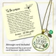 thumbnail image 2 of Have Yourself Merry Little Christmas Necklace Gutsy Goodness Adult Bronze Metal Female Jewelry, 2 of 7