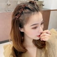 thumbnail image 4 of Racing Butterfly Flocked Bangs Hair Clip Black Headwear Women Cute Barrettes Hairgrip, 4 of 8