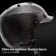 thumbnail image 5 of Abbraccia Casco de fibra de carbono, negro, adultos, protección para esquí y snowboard, 5 of 6