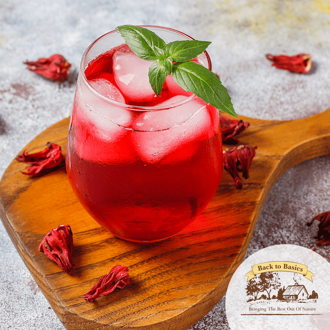 Back To Basics 5 LB 100% Premium Dried Hibiscus Flowers Tea,Jaimaica Tea