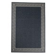 thumbnail image 1 of Furnish My Place Outdoor Geometric Rug - 7 ft. 10 in. x 10 ft., Black, 1 of 6