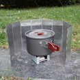 thumbnail image 6 of Outdoors  stove windscreen，14 Plates Aluminum folding windshield for camp stoves,with Carrying bag, 6 of 6