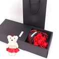 thumbnail image 1 of Caja de regalo con 7 rosas de jabón, ramo de oso de peluche, regalo de San Valentín para cumpleaños, fiesta y aniversario, 1 of 7