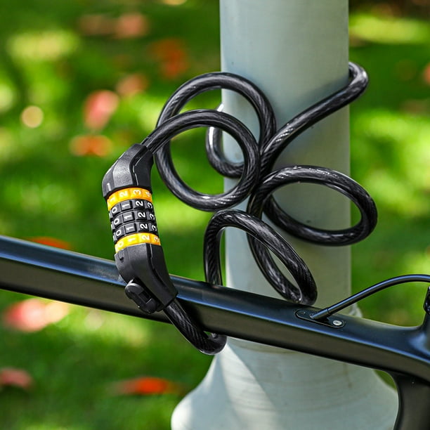 Bicycle Lock Bicycle Cable Lock Bike Wheel Lock Anti theft Cycling Coded Lock Bicycle Accessories