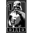 thumbnail image 2 of Men's Star Wars Darth Vader #1 Dad Poster Graphic Tee Charcoal Small, 2 of 5