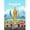 Khaki, variant on World Famous Tourist Cities Poster Prints London New York City Travel Wall Art Canvas Painting Picture Home Living Room Decor, 50*70cm, unframed.,Red