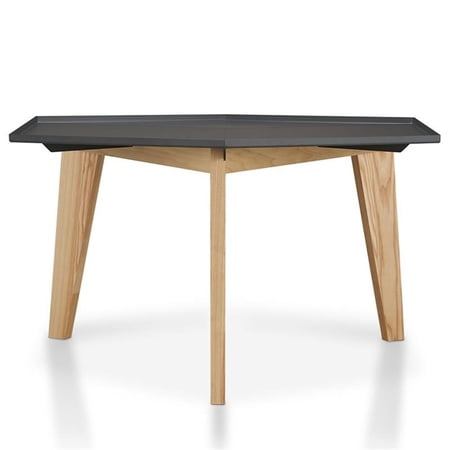 Bowery Hill Modern Chic Metal Tray-Top Coffee Table in Gray Finish