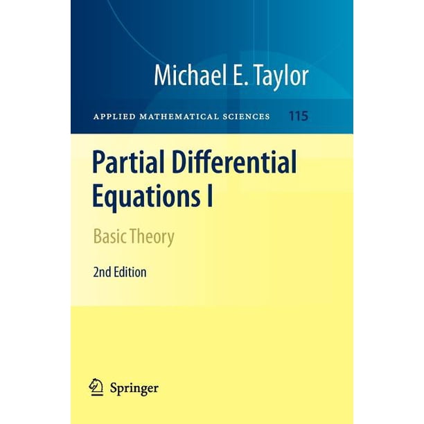 Applied mathematical sciences partial differential equations i basic