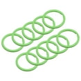 thumbnail image 1 of Dividido Llavero Anillos, 30mm/1,2 Pulgadas Redondo Plano Llavero Soporte para Llaves Organización, Decoración, Carbono Acero, Verde, 24uds, 1 of 5