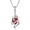 01-January-Garnet, variant on JKR Birthstone Necklace for Women Sterling Silver Snake and Sword Jewelry Anniversary Birthday Christmas Gifts for Her Wife Girlfriend