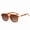 Amber/Tea, variant on Retro Double Bridge Aviator Sunglasses for Men Women, UV400 Polarized Gradient TAC Rectangle Shades for Driving Beach Travel