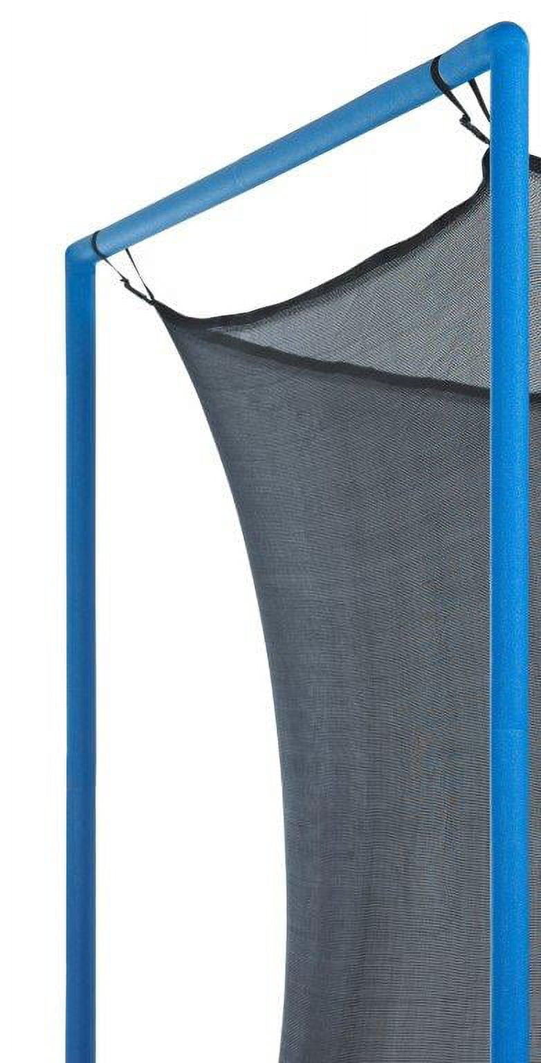 Machrus Upper Bounce Trampoline Safety Enclosure Net, Fits 16 FT Round Frame, Using 6 Poles (or 3 Arches) - Adjustable Straps- Net Only
