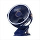 thumbnail image 1 of Ventilador Recargable USB para Dormitorio, Miniventilador de Escritorio Portátil Tipo Clip, Ventilador Ajustable con Rotación de 360 Grados y Luz LED C, 1 of 5