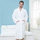thumbnail image 4 of Albornoz tipo kimono para mujer, albornoz de tela ligera, largo hasta la rodilla, bata de baño suave para mujer, 4 of 5