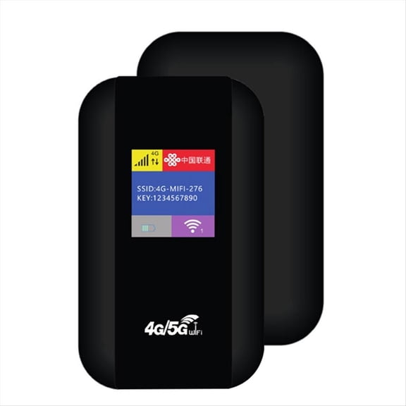 Enrutador WIFI Móvil 4G, Enrutador Inalámbrico LTE de 150Mbps, Módem MiFi de Bolsillo Portátil, Punto de Acceso WiFi Móvil con Ranura para Tarjeta Sim