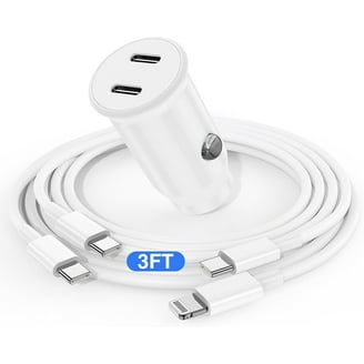cigarette lighter to lightning adapter Lightning To Cigarette Lighter Adapter With Extra USB Port