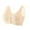 Beige, variant on TAGOLD Womens Plus Size Bra,Summer Bras for Womens,Women's Sexy Comfortable Soft Solid Color Front Open Button Underwear Large Size Bra Secondary Breast