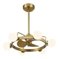 thumbnail image 4 of Warm Brass LED Fandelier from the Gibson Collection, 4 of 6