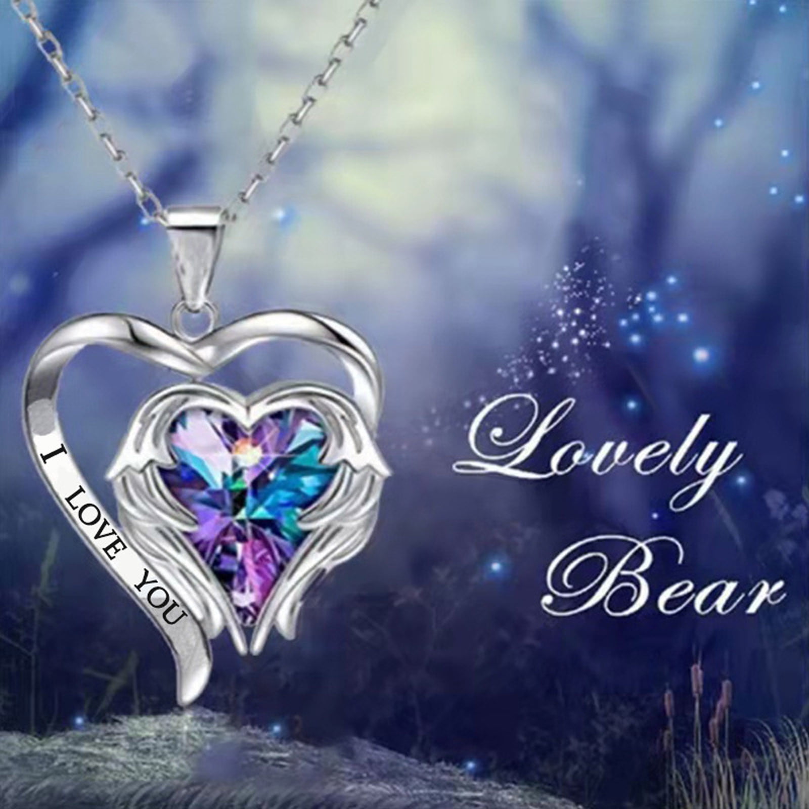 Best heart necklace for girlfriend deals
