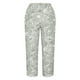 thumbnail image 4 of Pantalones de Mujer Traje Verano Cómodo de Moda Impreso Pantalones Recortados, Pantalones Elásticos Casuales, 4 of 6