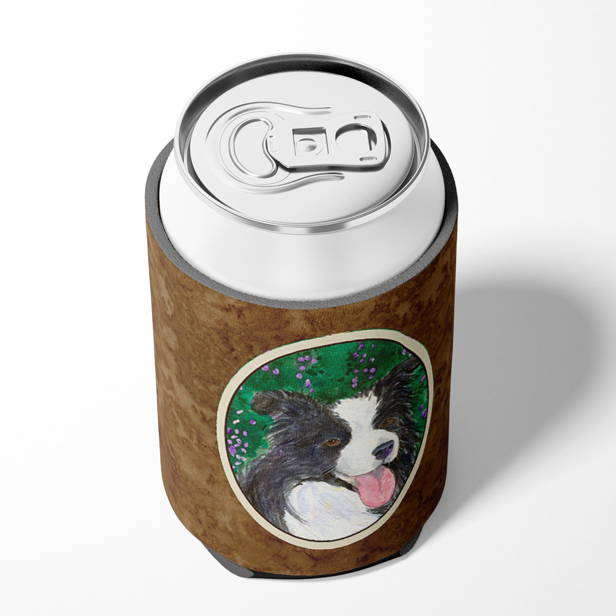 Caroline's Treasures SS1053CC Border Collie Can or Bottle Hugger, Can Hugger, multicolor