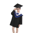 thumbnail image 2 of Ensemble de Robe de Collation des Grades et Franges pour Enfants pour Cosplay Photographie Performance Maternelle (Bleu, Hauteur 110cm), 2 of 9