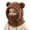 Coffee, variant on Kids Winter Hat And Scarf Lined Ear Cold Weather For Boys Girls Outdoor Activities