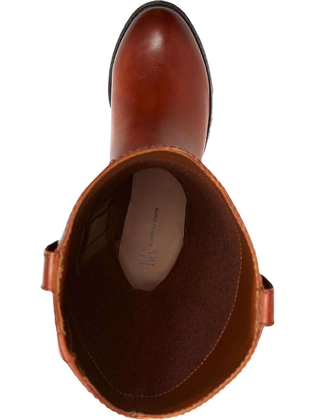 Inc fawne riding boots cognac sale