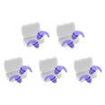 thumbnail image 1 of 1 Par Tapones para Los Oídos Silicona 3 Capas 5 A 12 Años () Rojo Morado, 1 of 5