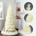 thumbnail image 2 of LuxenHome 6Ft Holiday Slim Artificial Pampas Grass Tree in Natural Ivory, 2 of 9