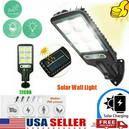 

MDHAND 600W LED Solar Street Wall Lamp Motion Sensor Outdoor Garden Security Yard Light(1 PCS)