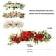 thumbnail image 2 of Flores artificiales Cateissary Decoración Rojo, 2 of 6