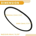 thumbnail image 4 of Correa de Transmisión V-Belt Única Bargains para Yamaha para Gear50 para Vox50 Motocicleta, 4 of 7