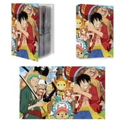 240pcs Card Album Book Naruto Dragon Ball Goku Vegeta ONE PIECE Luffy Zoro Map Letter Holder Binder Card Notebook Collection Toy
