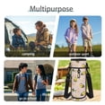 thumbnail image 5 of Bulopur Pink Daisy Print Kids Backpack Set 4 Pcs Cartoon Breathable Kids School Bag with Lunch Box, Pencil Case and Water Bottle Cover for Toddler Preschool Girls, 5 of 7