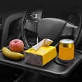 thumbnail image 4 of Car Steering Wheel Desk Laptop Tray Stand Portable Tablet Notebook Holder Car Food Eating Table Vehicle Multi-use Desk for Driver Black, 4 of 8