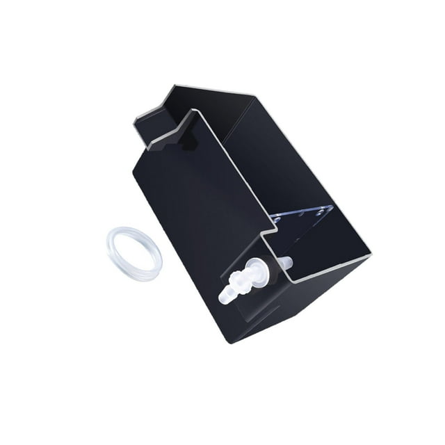 Maytalsory Aquarium Hang on Filter Box Drip Tank Waterfall Fish Top Flow Filter Box Box Black 18x10.5x10cm